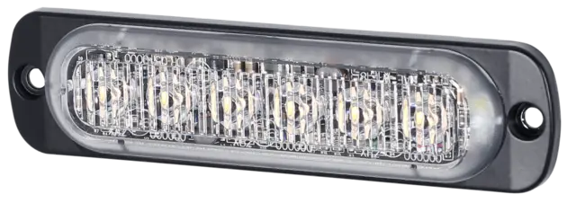 JULUEN ST6 6-LED varsellys flat klart glass 