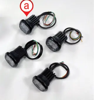 JULUEN CR6 6-LED varsellys innfellbar 4 pk 