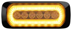 JULUEN HB6 6-LED varsellys med gult parklys