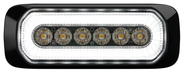 JULUEN HB6 6-LED varsellys med hvitt parklys 