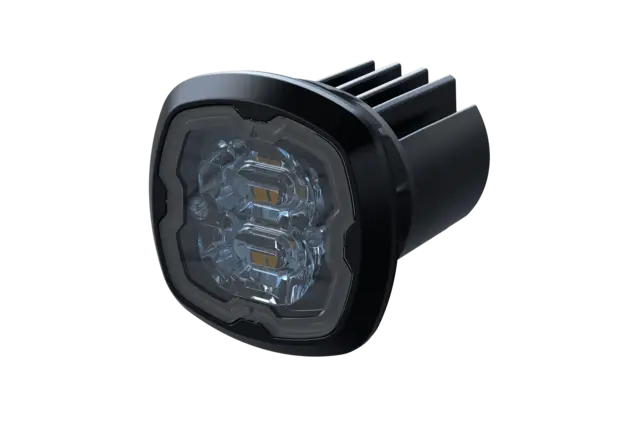 JULUEN CR6 6-LED varsellys innfellbar, sotet glass 
