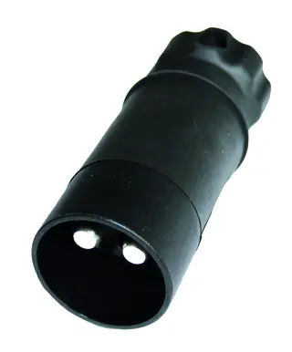 ELKE plug 2-pole NATO black 35qmm