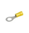 Isolert kabelsko 100 pk, Gul 8mm Hull
