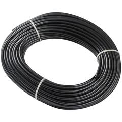 Isolasjonstrømpe, sort PVC 15mm 25m