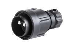 ELKE Plug 2-pole NATO 50mmq screw ring black