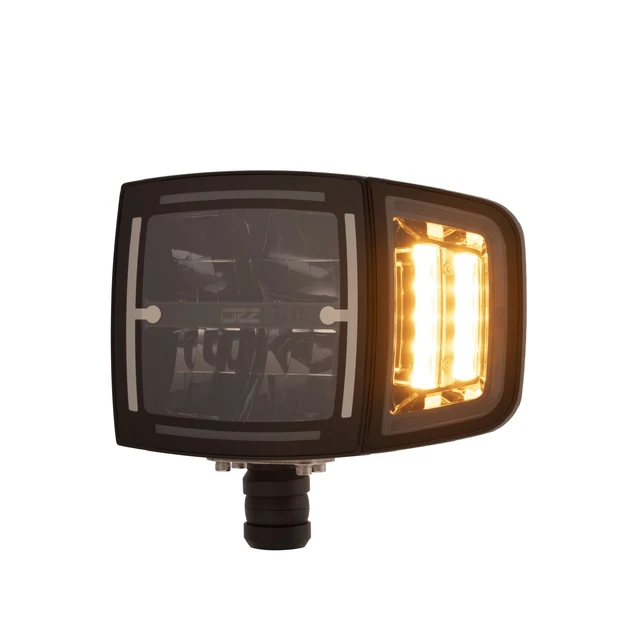 OZZ XH1 brøytelys H/V 150x150/215mm 4 LED, nærlys og fjernlys m/varme 