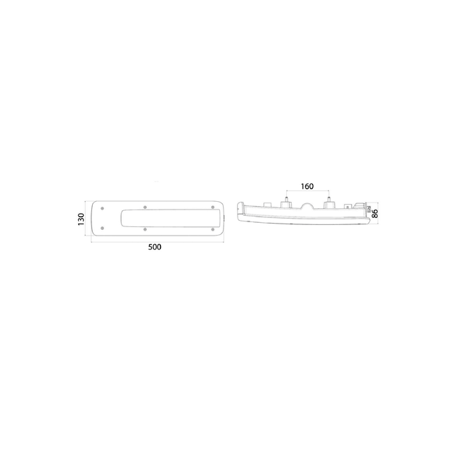 VIGNAL baklys LC9 LED Volvo venstre side 