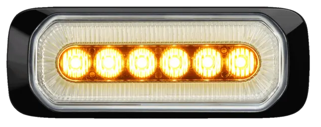 JULUEN HB6 6-LED varsellys med hvitt parklys 