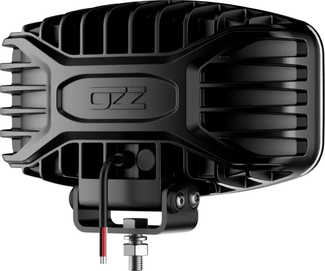 OZZ XO1 P fjernlys Sort 245mm oval, 8 LED, m/varsellys R65, 8160 lm 