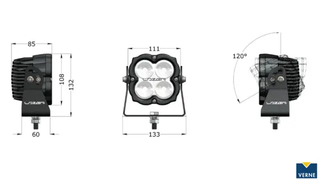 LAZER UTILITY45 arbeidslys 45W, 4 LED, 4560 lumen 