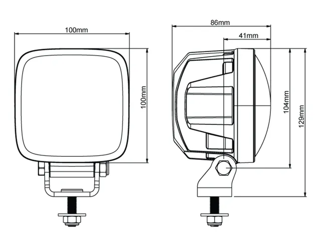 NORDIC LED arbeidslys LED, 1500 effktive lumen 