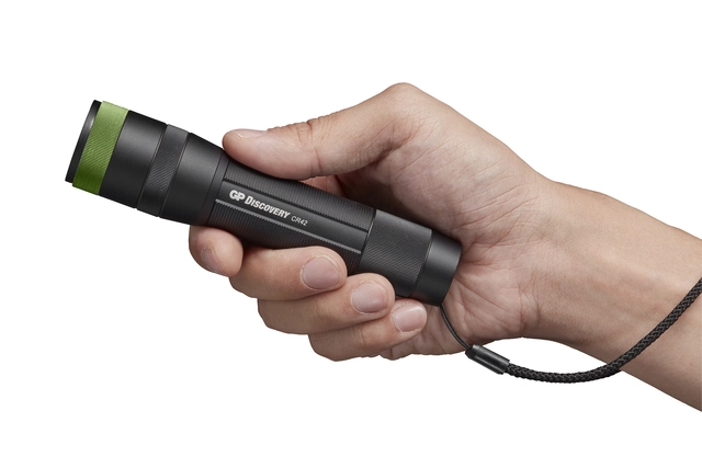 Lommelykt GP Discovery CR42 LED 1000 lumen oppladbar 