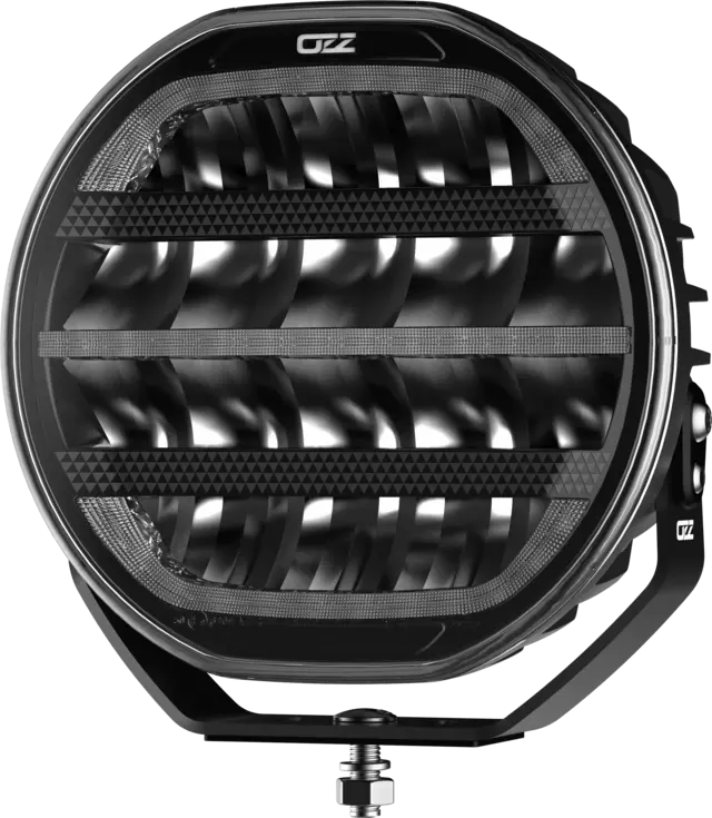 OZZ XR2 P9" fjernlys Sort 16 LED, m/parklys, 15000 lumen 