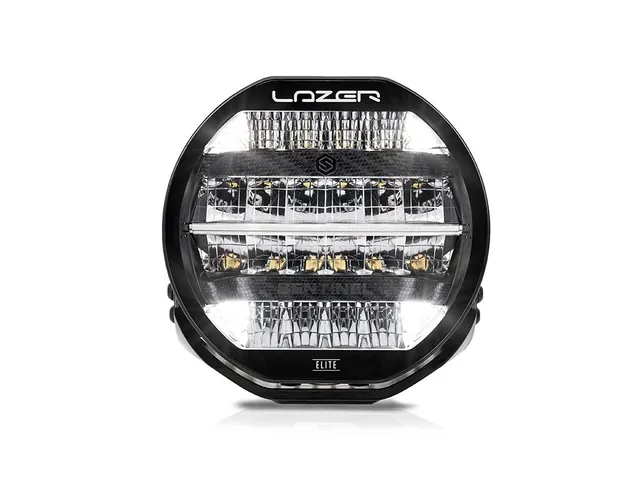 LAZER Sentinel 9" Elite sort Fjernlys m/parklys 