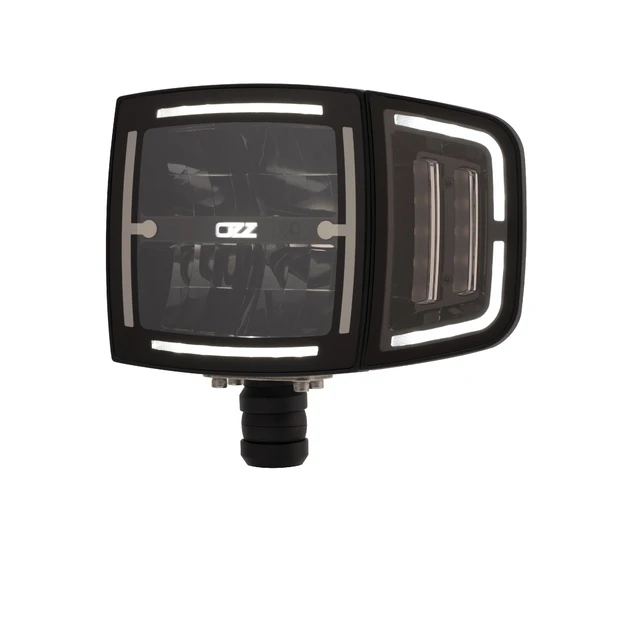 OZZ XH1 brøytelys H/V 150x150/215mm 4 LED, nærlys og fjernlys m/varme 