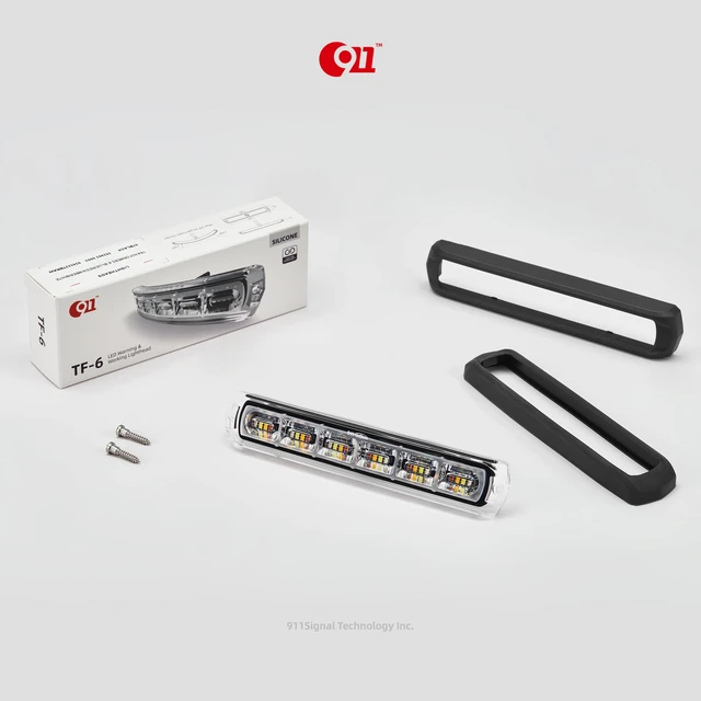911 SIGNAL LED varsellys flex 6 LED silikon modul 