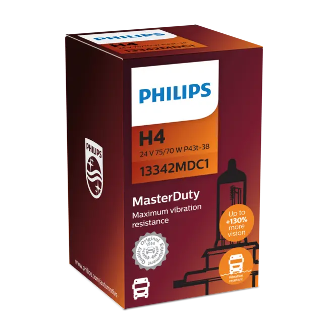 PHILIPS lyspære H4 24V 75/70W md 