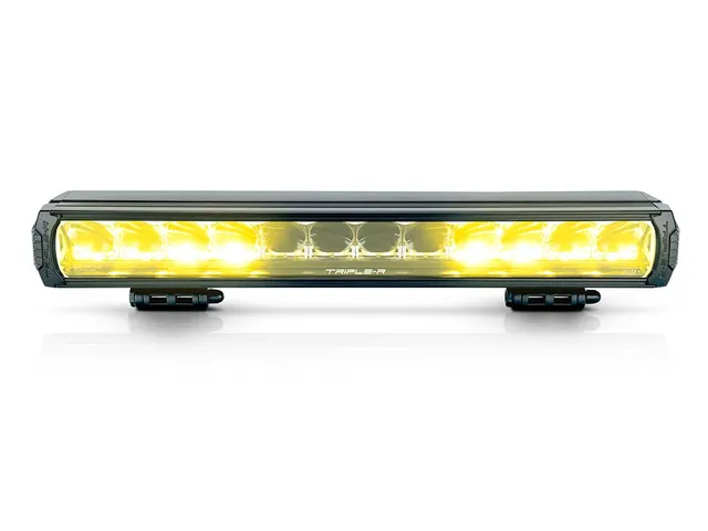 LAZER LED-bar Elite+ 590mm,12 LED fjernlys m/gult og hvit lys 