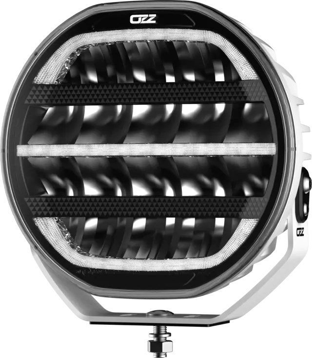 OZZ XR2 P9" fjernlys Hvit 16 LED, m/parklys, 15000 lumen 