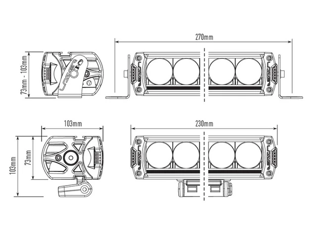 LAZER VW Transporter T6 Startline Grillkit 