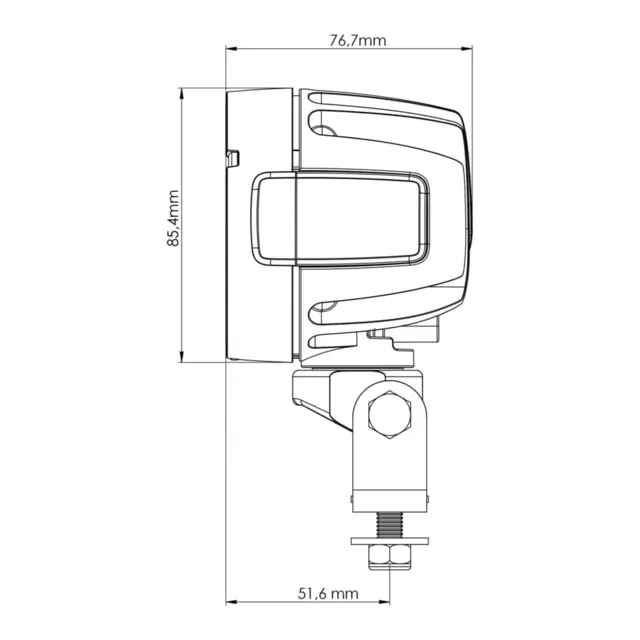 TYRI D8S LED arbeidslys Symmetrisk 24V 