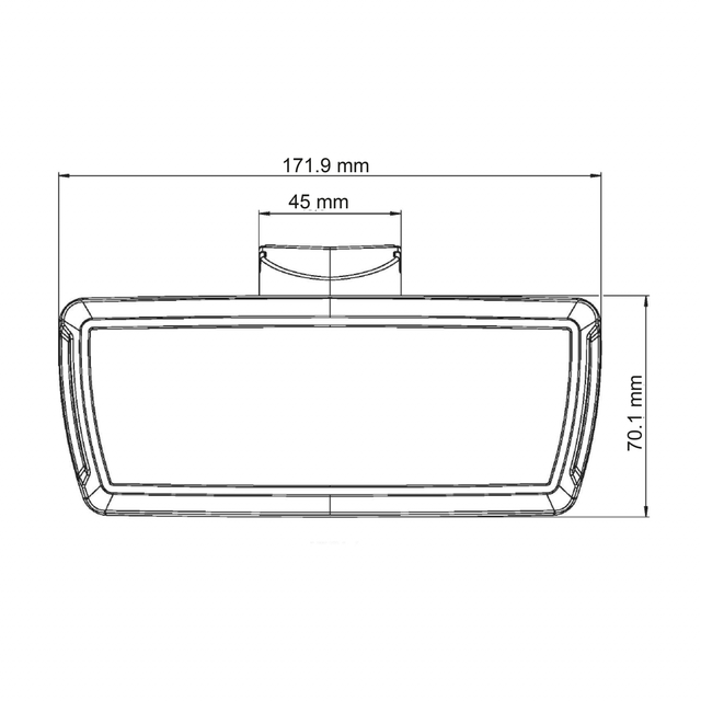 TYRI 0717 LED arbeidslys Symmetrisk 12V 