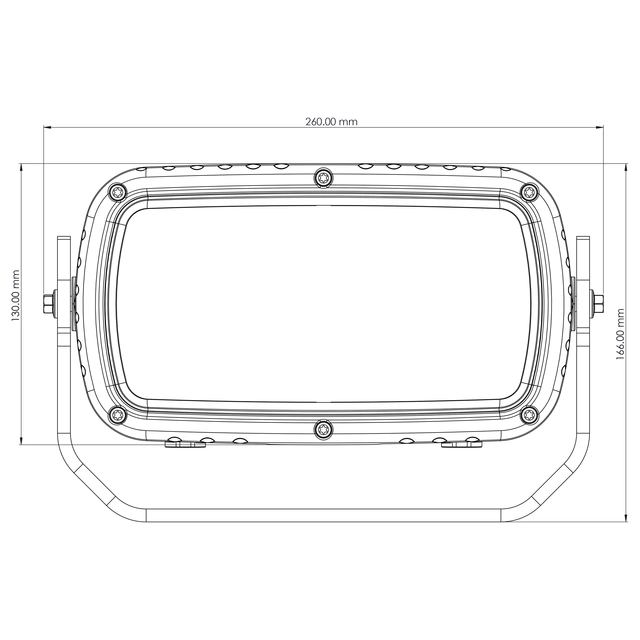 TYRI 1323 LED arbeidslys Symmetrisk 24V 