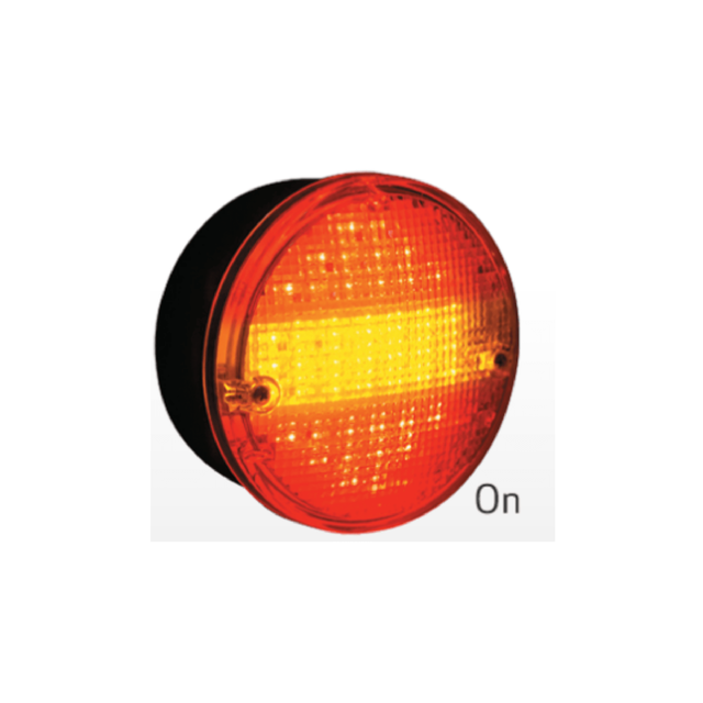 SIM baklys LED med klart glass 