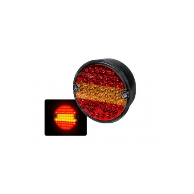 PROPLAST baklys LED rund 24V ADR 