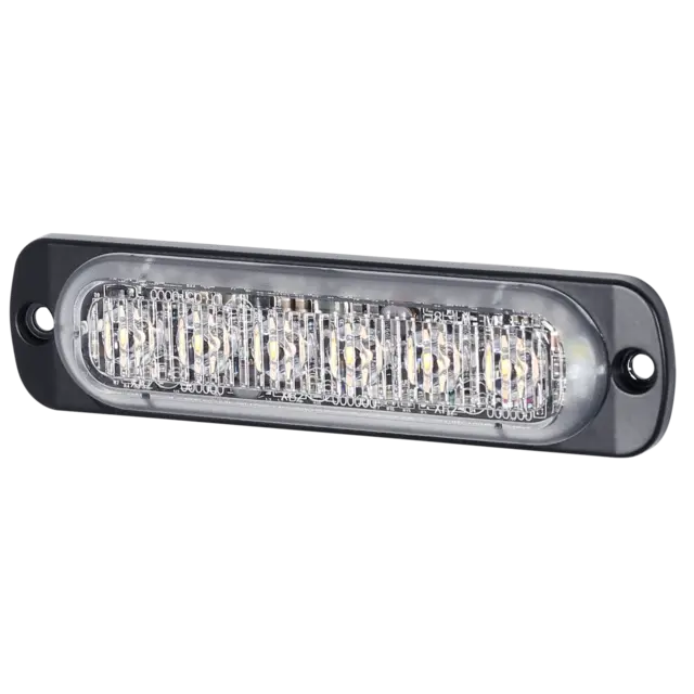 JULUEN ST6 6-LED varsellys flat klart glass 3m ADR kabel 