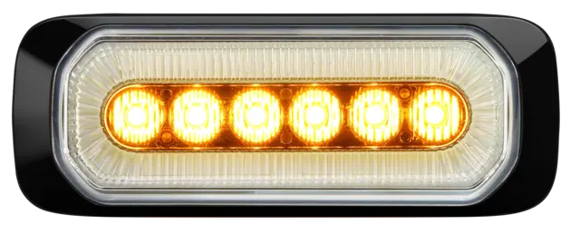 JULUEN HB6 6-LED varsellys med hvitt parklys 