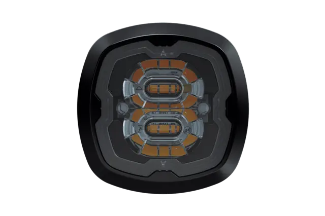 JULUEN CR6 6-LED varsellys innfellbar, sotet glass 