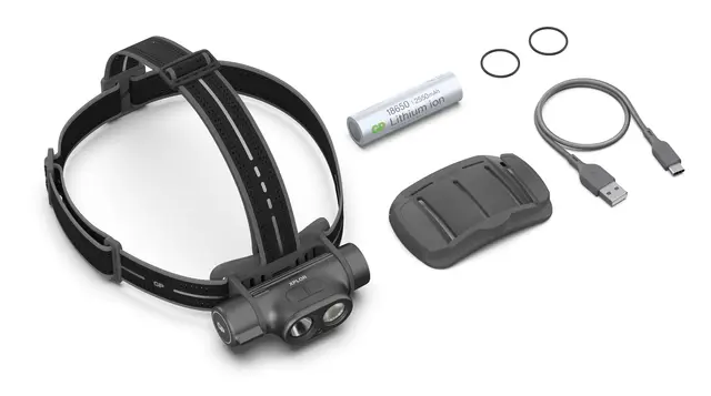 Hodelykt GP LED 1200 lumen oppladbar 