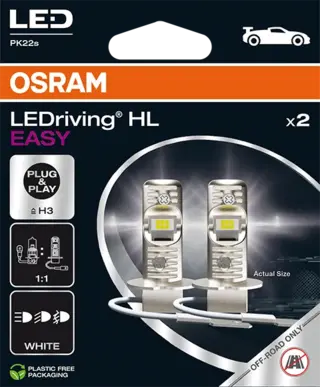 OSRAM H3 9W 12V 900lm 6500K Osram LEDriving HL Easy