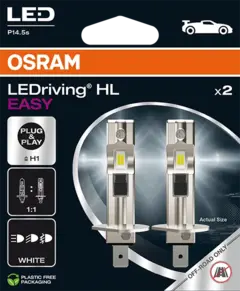OSRAM H1 9W 12V 1100lm 6500K Osram LEDriving HL Easy