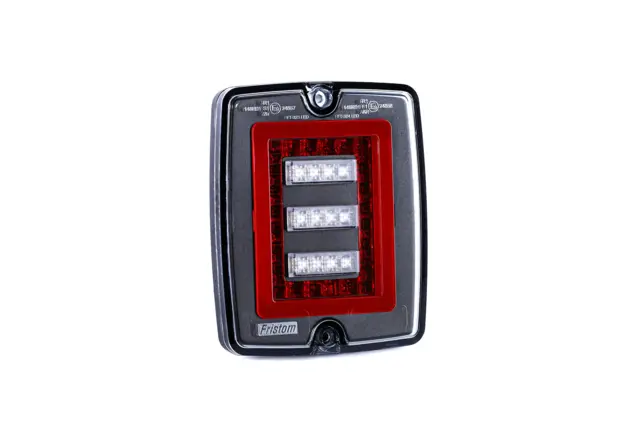 FRISTOM baklampe park-/tåke-/ryggelys 12/24V, LED, 1 meter kabel 