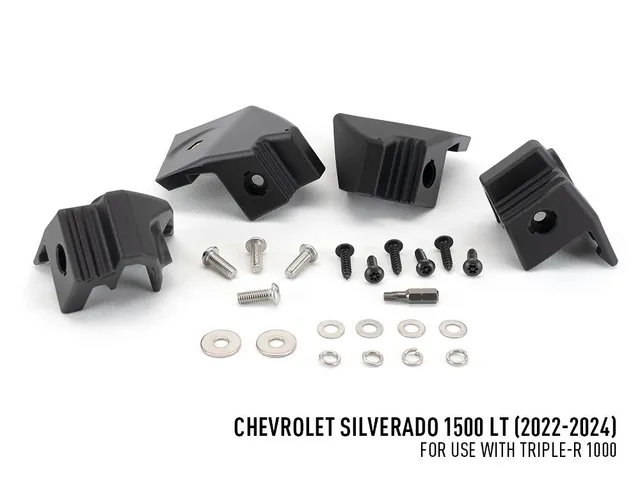 LAZER Chevrolet Silverado 1500 LT 2022-> Grillkit med 2x Triple-R 1000 Elite 