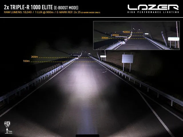 LAZER Chevrolet Silverado 1500 LT 2022-> Grillkit med 2x Triple-R 1000 Elite 